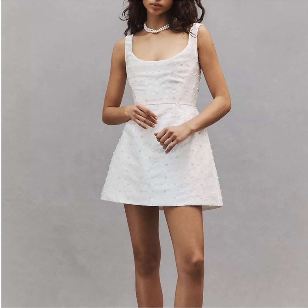 Watters White Mini Dress